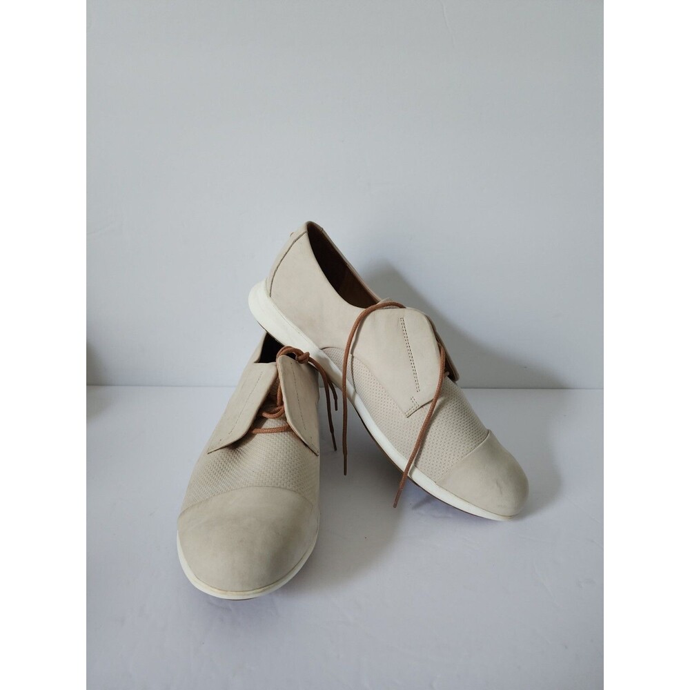 Samuel Hubbard Women's Taupe Suede Lace Up Oxford Shoes Size 9.5 W1205-232